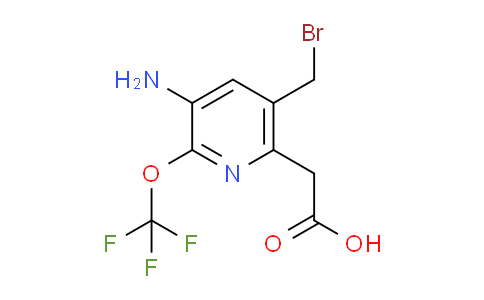 AM55409 | 1804533-11-6 | 3-Amino-5-(bromomethyl)-2-(trifluoromethoxy)pyridine-6-acetic acid