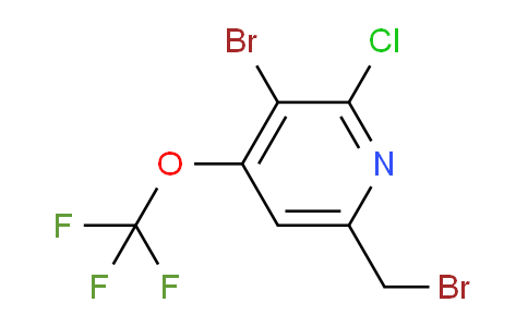 AM55414 | 1803432-92-9 | 3-Bromo-6-(bromomethyl)-2-chloro-4-(trifluoromethoxy)pyridine