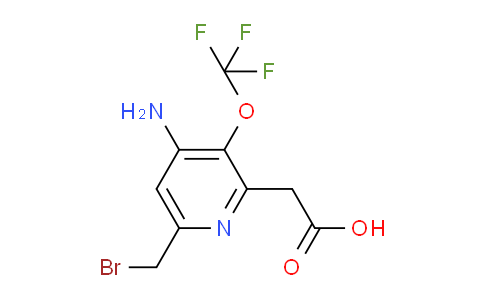 AM55417 | 1803438-37-0 | 4-Amino-6-(bromomethyl)-3-(trifluoromethoxy)pyridine-2-acetic acid