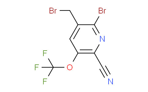 AM55421 | 1806013-24-0 | 2-Bromo-3-(bromomethyl)-6-cyano-5-(trifluoromethoxy)pyridine