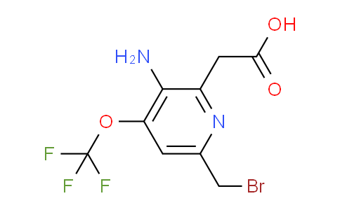 AM55427 | 1804018-58-3 | 3-Amino-6-(bromomethyl)-4-(trifluoromethoxy)pyridine-2-acetic acid