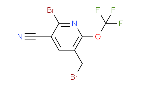 2-Bromo-5-(bromomethyl)-3-cyano-6-(trifluoromethoxy)pyridine