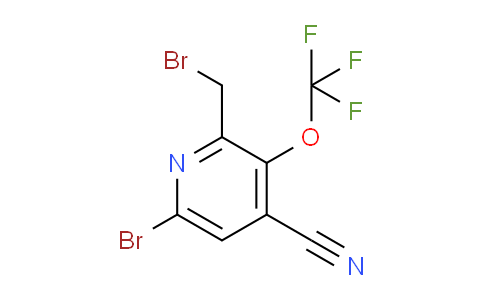 6-Bromo-2-(bromomethyl)-4-cyano-3-(trifluoromethoxy)pyridine