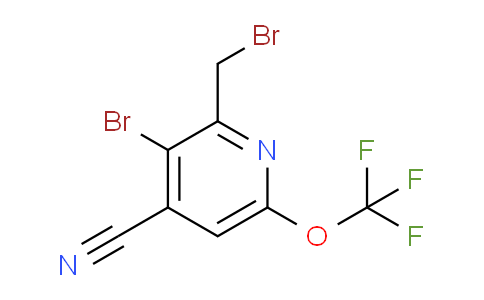 3-Bromo-2-(bromomethyl)-4-cyano-6-(trifluoromethoxy)pyridine