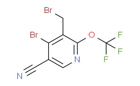 AM55447 | 1806109-24-9 | 4-Bromo-3-(bromomethyl)-5-cyano-2-(trifluoromethoxy)pyridine