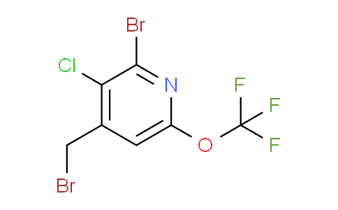 2-Bromo-4-(bromomethyl)-3-chloro-6-(trifluoromethoxy)pyridine