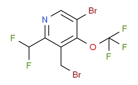 5-Bromo-3-(bromomethyl)-2-(difluoromethyl)-4-(trifluoromethoxy)pyridine