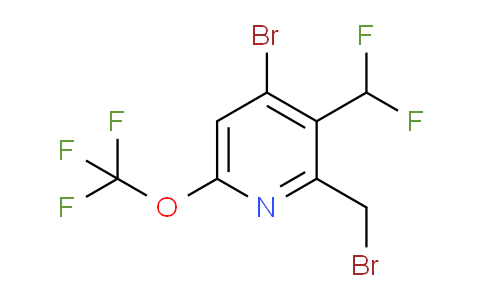 4-Bromo-2-(bromomethyl)-3-(difluoromethyl)-6-(trifluoromethoxy)pyridine