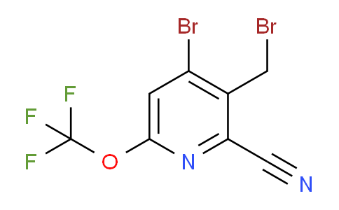 4-Bromo-3-(bromomethyl)-2-cyano-6-(trifluoromethoxy)pyridine
