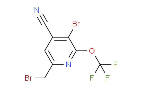 3-Bromo-6-(bromomethyl)-4-cyano-2-(trifluoromethoxy)pyridine