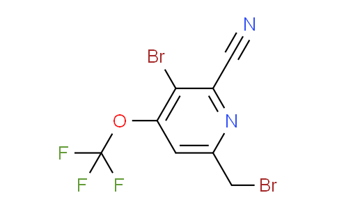 3-Bromo-6-(bromomethyl)-2-cyano-4-(trifluoromethoxy)pyridine