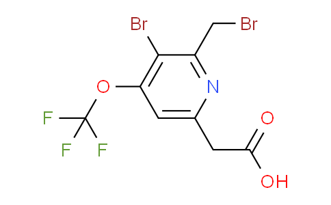 AM55519 | 1804567-94-9 | 3-Bromo-2-(bromomethyl)-4-(trifluoromethoxy)pyridine-6-acetic acid