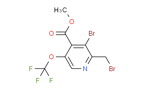 AM55522 | 1806210-44-5 | Methyl 3-bromo-2-(bromomethyl)-5-(trifluoromethoxy)pyridine-4-carboxylate