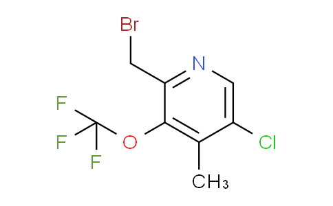 2-(Bromomethyl)-5-chloro-4-methyl-3-(trifluoromethoxy)pyridine