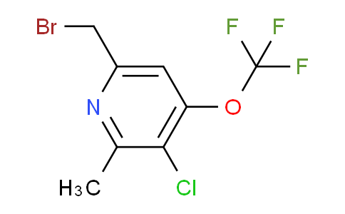 6-(Bromomethyl)-3-chloro-2-methyl-4-(trifluoromethoxy)pyridine