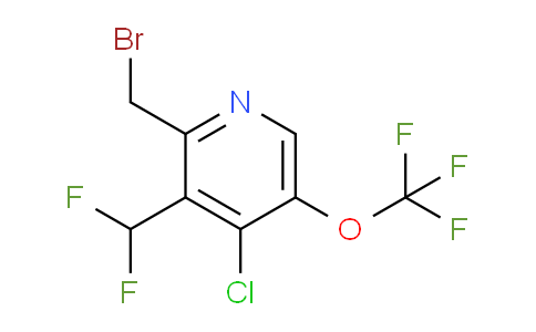 2-(Bromomethyl)-4-chloro-3-(difluoromethyl)-5-(trifluoromethoxy)pyridine