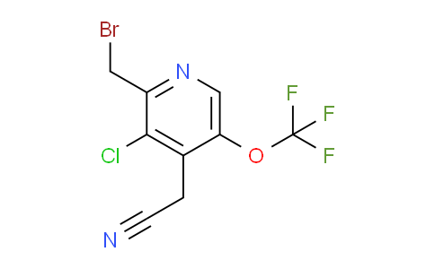 2-(Bromomethyl)-3-chloro-5-(trifluoromethoxy)pyridine-4-acetonitrile
