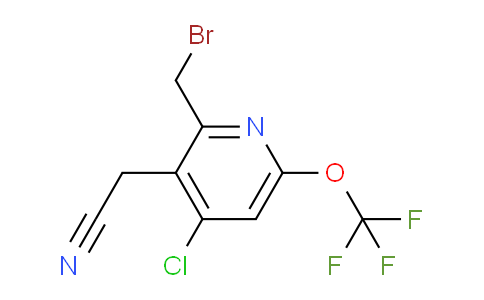 AM55549 | 1804554-04-8 | 2-(Bromomethyl)-4-chloro-6-(trifluoromethoxy)pyridine-3-acetonitrile