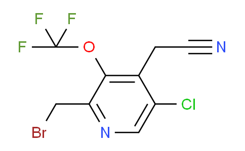 AM55550 | 1806145-94-7 | 2-(Bromomethyl)-5-chloro-3-(trifluoromethoxy)pyridine-4-acetonitrile