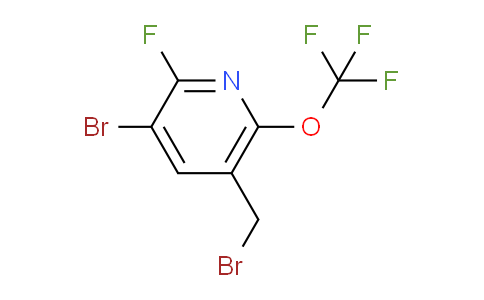 3-Bromo-5-(bromomethyl)-2-fluoro-6-(trifluoromethoxy)pyridine