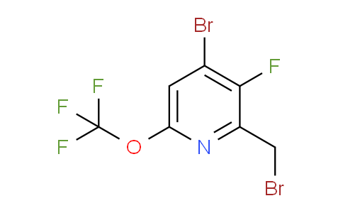 4-Bromo-2-(bromomethyl)-3-fluoro-6-(trifluoromethoxy)pyridine