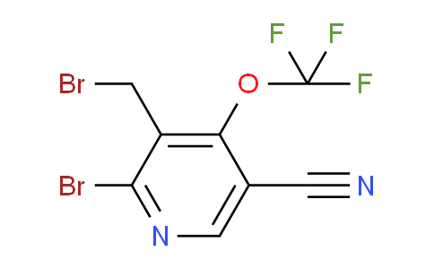 AM55579 | 1804648-78-9 | 2-Bromo-3-(bromomethyl)-5-cyano-4-(trifluoromethoxy)pyridine
