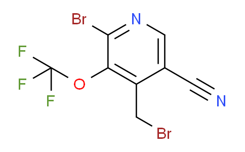 AM55584 | 1806108-95-1 | 2-Bromo-4-(bromomethyl)-5-cyano-3-(trifluoromethoxy)pyridine