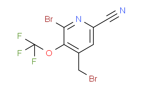 AM55585 | 1806012-95-2 | 2-Bromo-4-(bromomethyl)-6-cyano-3-(trifluoromethoxy)pyridine