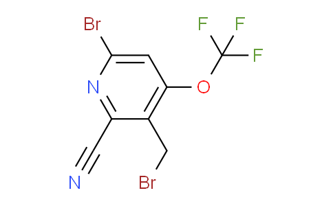 6-Bromo-3-(bromomethyl)-2-cyano-4-(trifluoromethoxy)pyridine