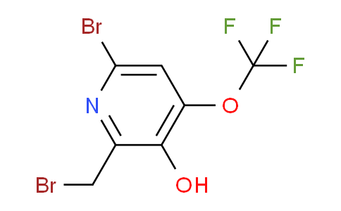 6-Bromo-2-(bromomethyl)-3-hydroxy-4-(trifluoromethoxy)pyridine
