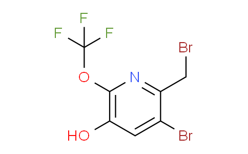 3-Bromo-2-(bromomethyl)-5-hydroxy-6-(trifluoromethoxy)pyridine