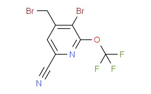 AM55607 | 1804649-16-8 | 3-Bromo-4-(bromomethyl)-6-cyano-2-(trifluoromethoxy)pyridine
