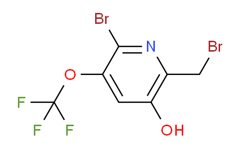 AM55696 | 1806179-88-3 | 2-Bromo-6-(bromomethyl)-5-hydroxy-3-(trifluoromethoxy)pyridine