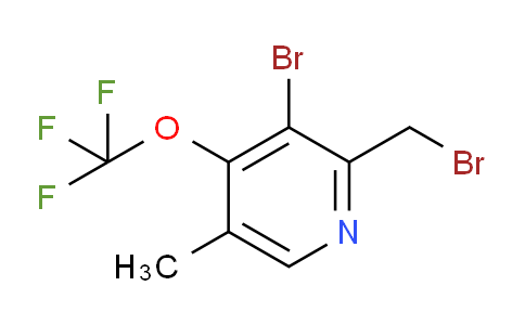 AM55713 | 1804619-17-7 | 3-Bromo-2-(bromomethyl)-5-methyl-4-(trifluoromethoxy)pyridine