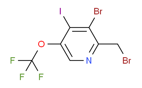 3-Bromo-2-(bromomethyl)-4-iodo-5-(trifluoromethoxy)pyridine
