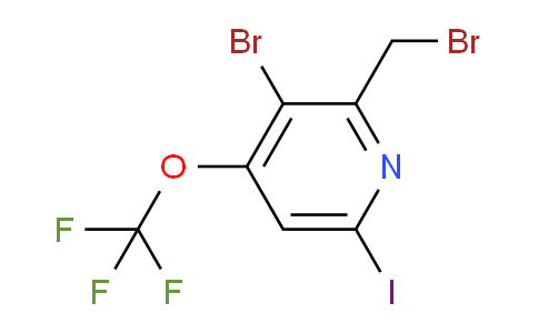 3-Bromo-2-(bromomethyl)-6-iodo-4-(trifluoromethoxy)pyridine