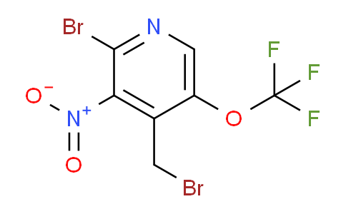 2-Bromo-4-(bromomethyl)-3-nitro-5-(trifluoromethoxy)pyridine