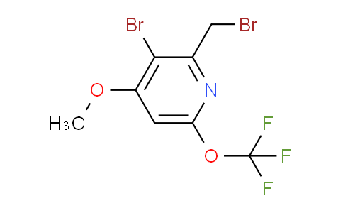 3-Bromo-2-(bromomethyl)-4-methoxy-6-(trifluoromethoxy)pyridine