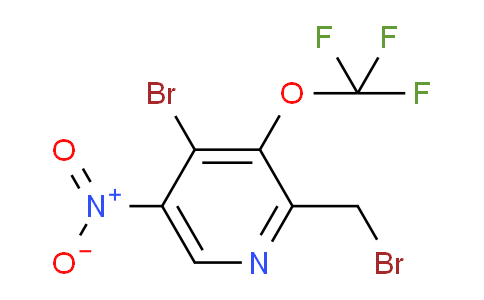 4-Bromo-2-(bromomethyl)-5-nitro-3-(trifluoromethoxy)pyridine