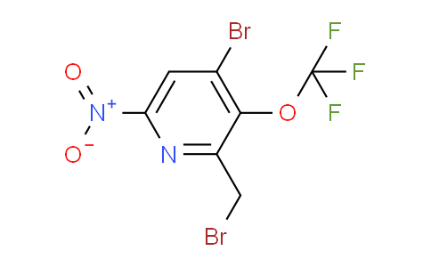4-Bromo-2-(bromomethyl)-6-nitro-3-(trifluoromethoxy)pyridine