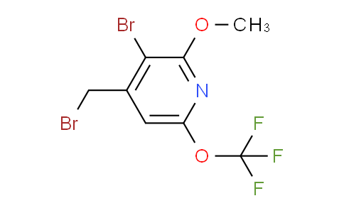 AM55797 | 1804565-50-1 | 3-Bromo-4-(bromomethyl)-2-methoxy-6-(trifluoromethoxy)pyridine