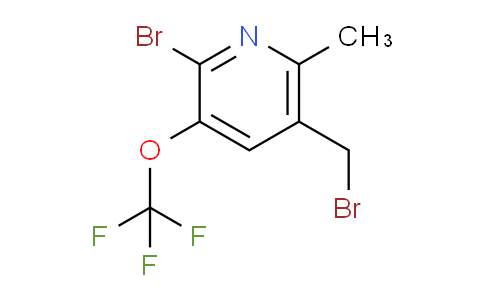 2-Bromo-5-(bromomethyl)-6-methyl-3-(trifluoromethoxy)pyridine
