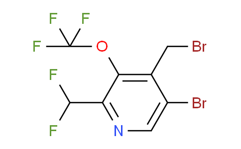 5-Bromo-4-(bromomethyl)-2-(difluoromethyl)-3-(trifluoromethoxy)pyridine