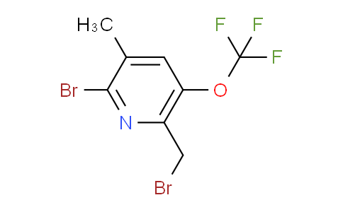 2-Bromo-6-(bromomethyl)-3-methyl-5-(trifluoromethoxy)pyridine