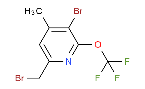 AM55842 | 1806143-96-3 | 3-Bromo-6-(bromomethyl)-4-methyl-2-(trifluoromethoxy)pyridine