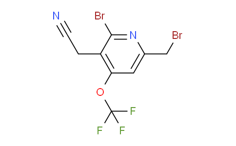 AM55850 | 1804572-70-0 | 2-Bromo-6-(bromomethyl)-4-(trifluoromethoxy)pyridine-3-acetonitrile