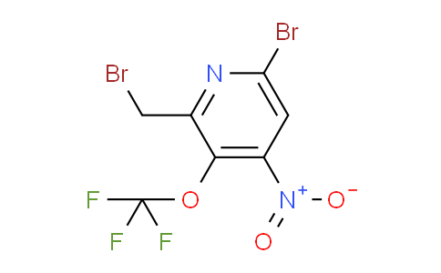 6-Bromo-2-(bromomethyl)-4-nitro-3-(trifluoromethoxy)pyridine