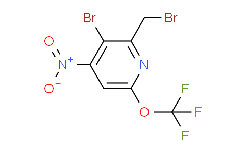 3-Bromo-2-(bromomethyl)-4-nitro-6-(trifluoromethoxy)pyridine