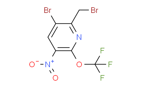 3-Bromo-2-(bromomethyl)-5-nitro-6-(trifluoromethoxy)pyridine