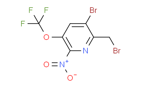 3-Bromo-2-(bromomethyl)-6-nitro-5-(trifluoromethoxy)pyridine